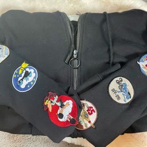 2013 Off White Zip Patch Hoodie, In Great Condition